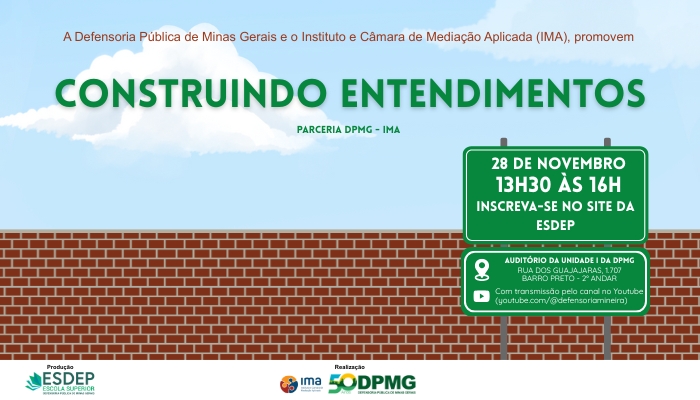 Defensoria Pública de Minas Gerais aprofunda parceria com o IMA em encontro sobre mediação